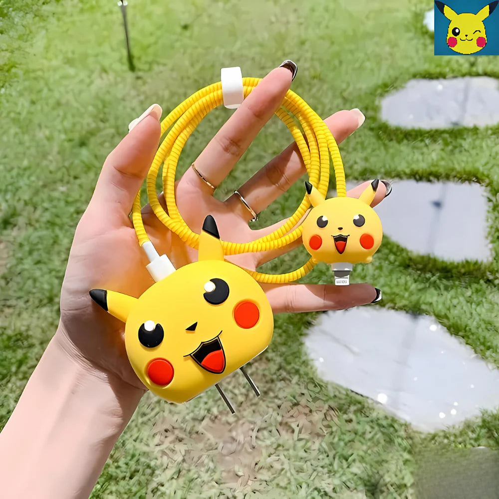 Pickachu 18W/20W Adapter & Cable with Style