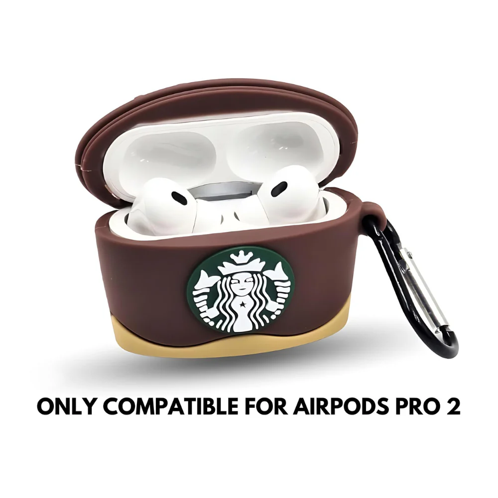 Starbucks Brown Airpods Case