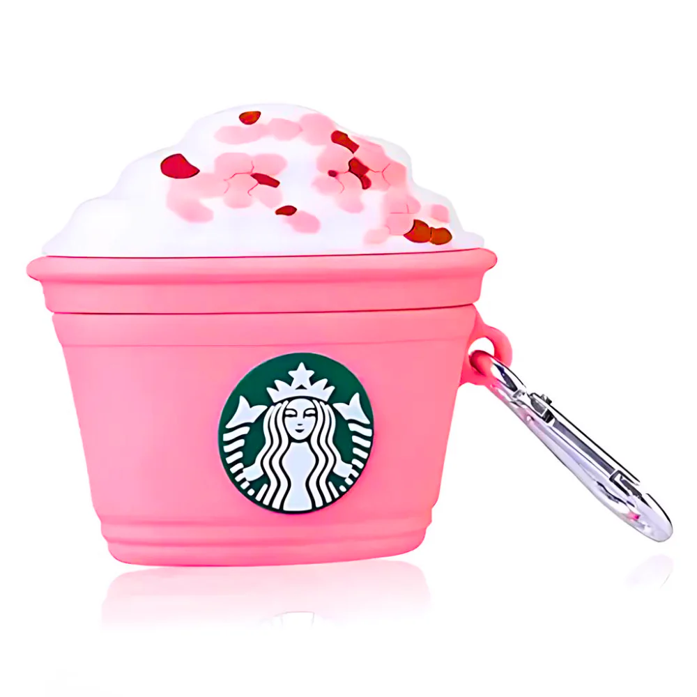 Starbucks Pink Airpods Case