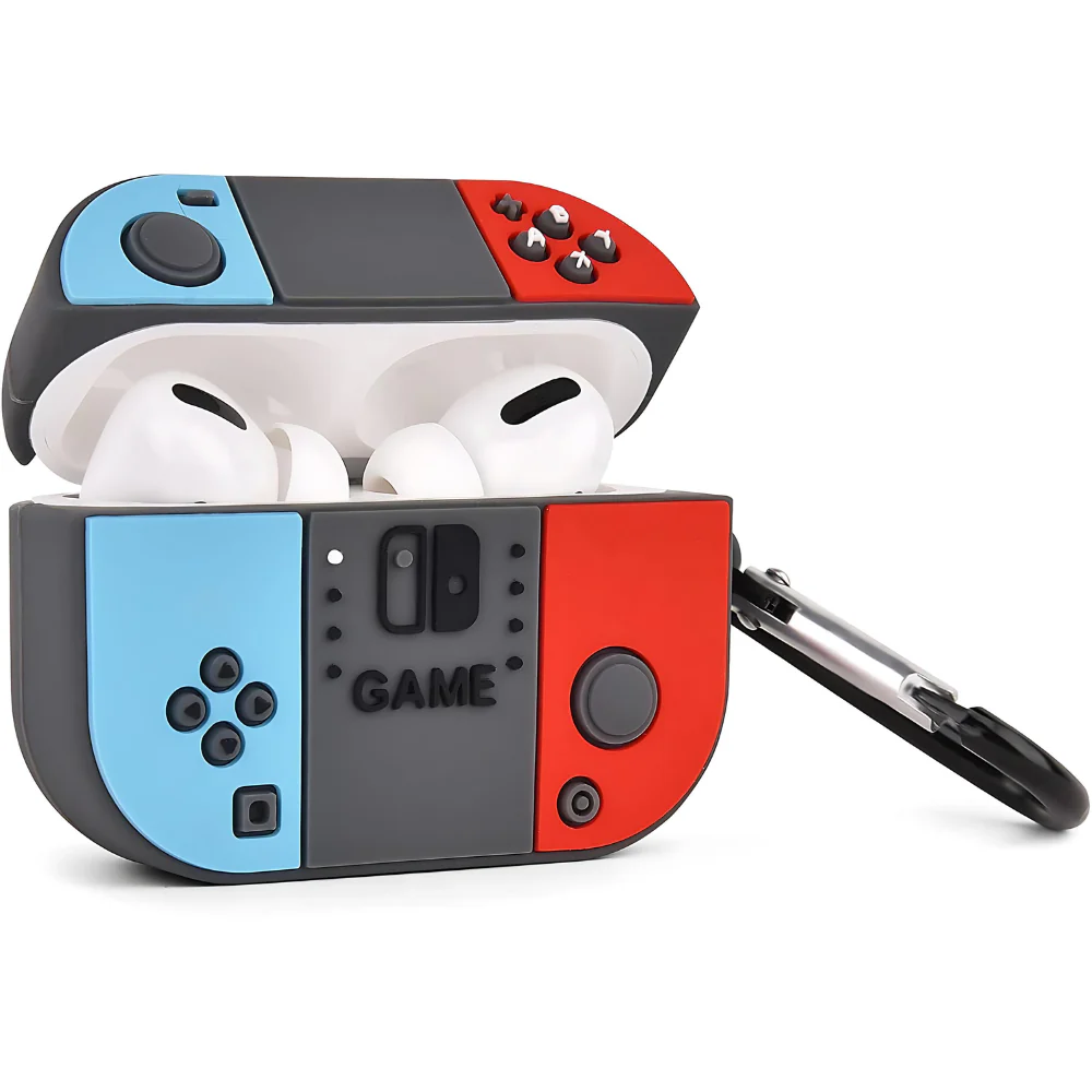 Red gaming AirPods Protective Case