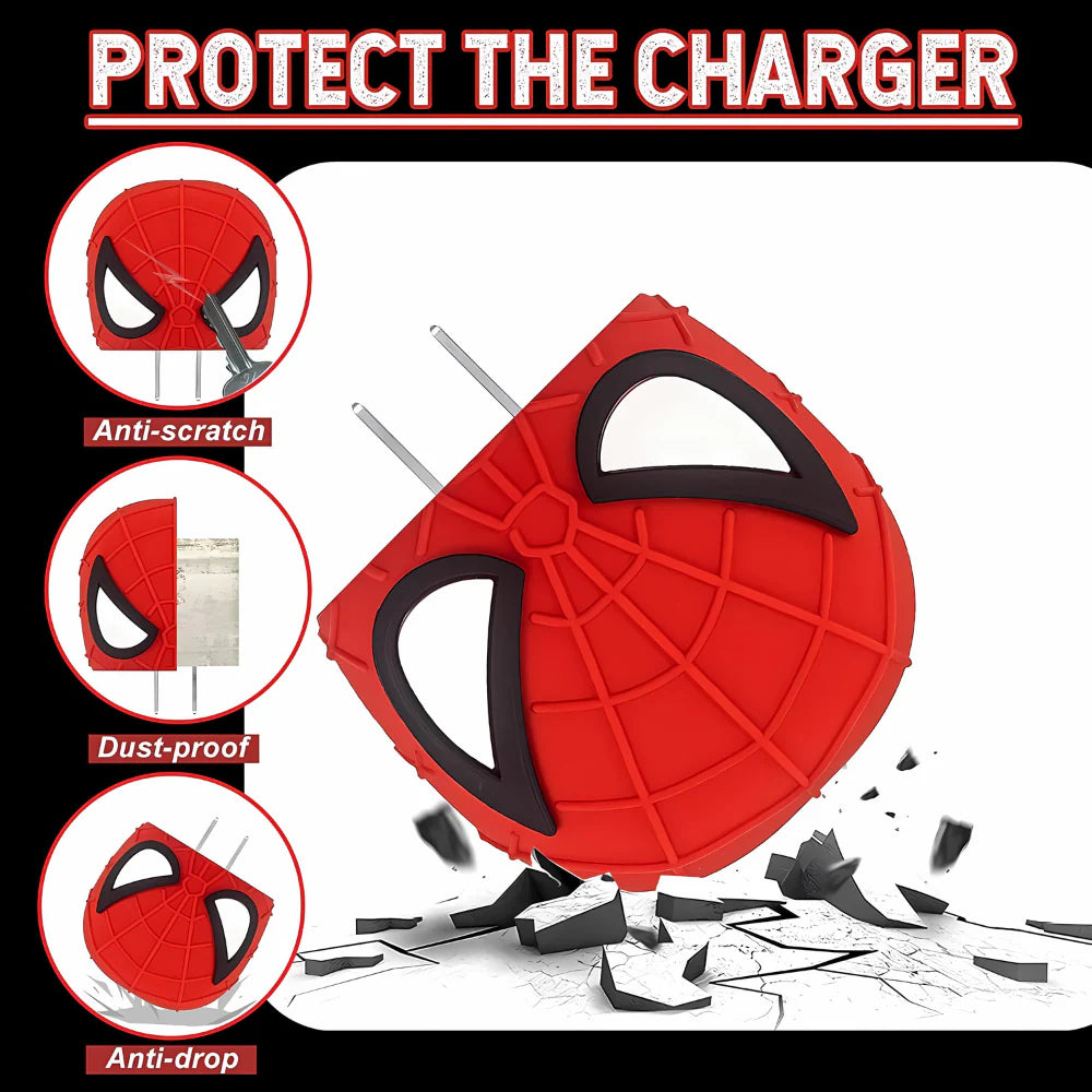 Spider Man 18W/20W Adapter & Cable with Style