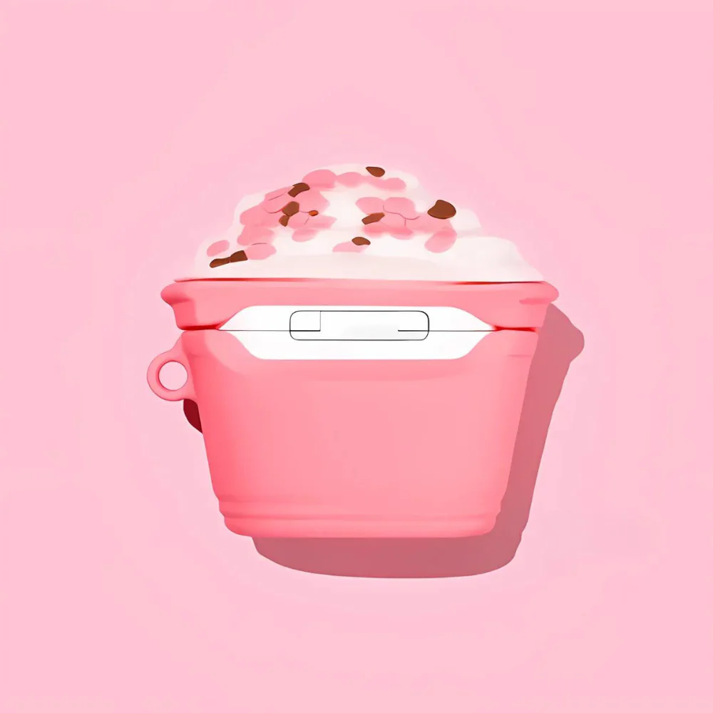 Starbucks Pink Airpods Case