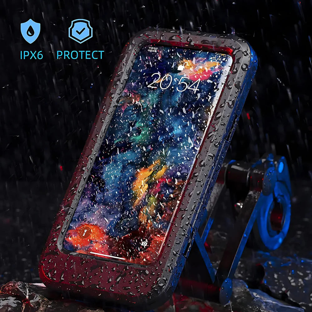 360° Adjustable Waterproof Bike Phone Mount - Universal Fit & Touchscreen