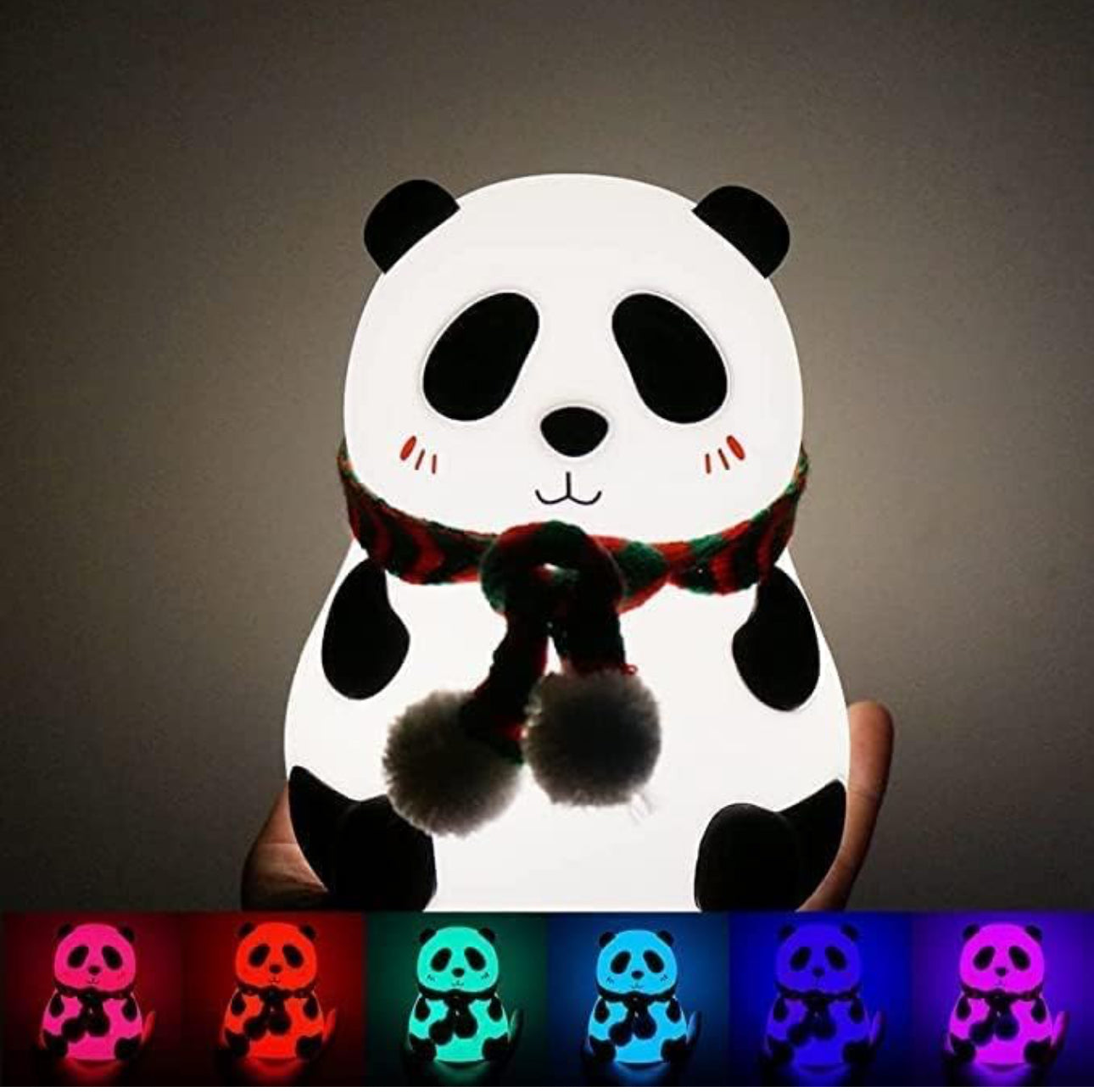 Panda Touching Lamp