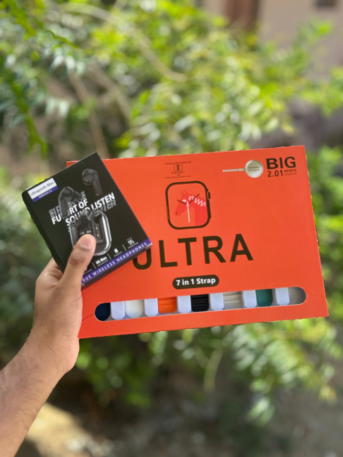 Ultra Watch + Free Airpods Combo