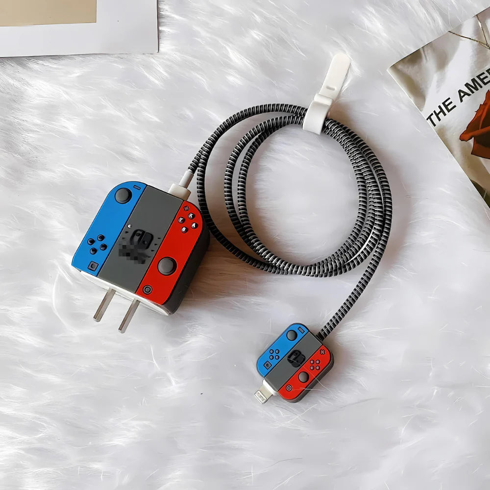 Red Gaming 18W/20W Adapter & Cable with Style