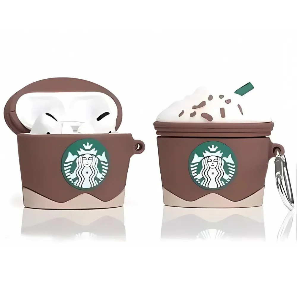 Starbucks Brown Airpods Case