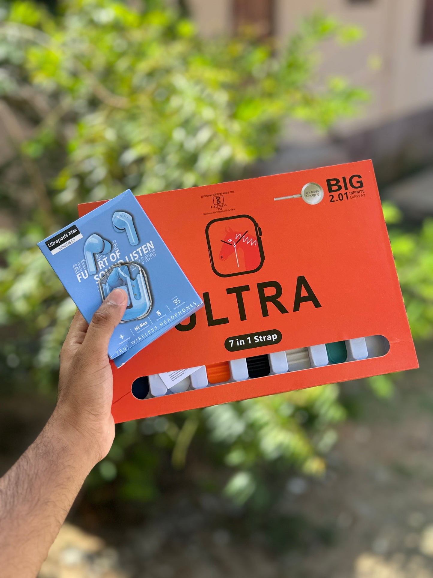 Ultra Watch + Free Airpods Combo