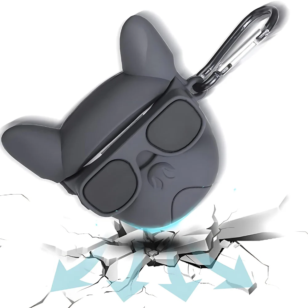 Black Cat Airpods Cartoon Case