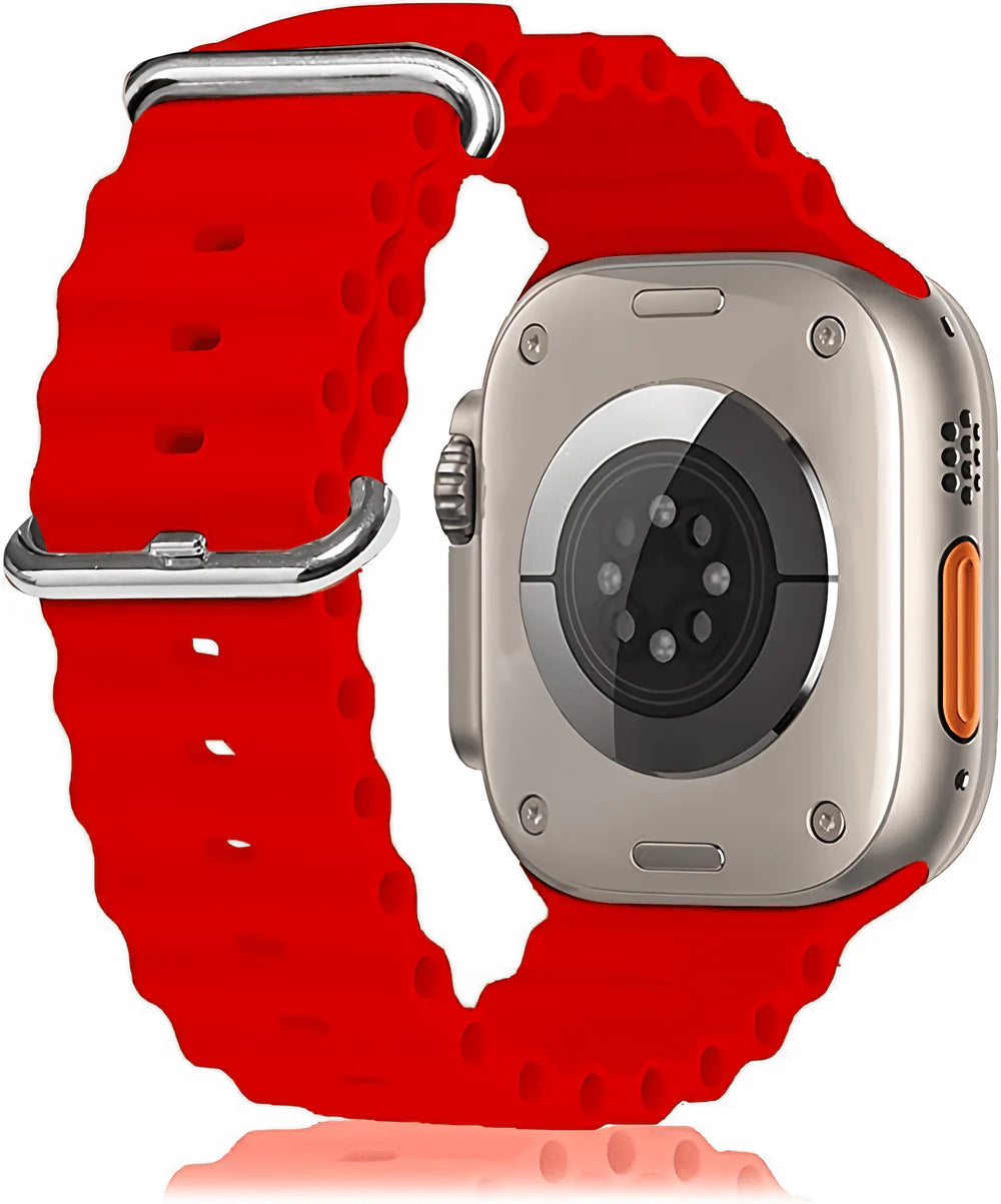 Red Colour Silicone Strap