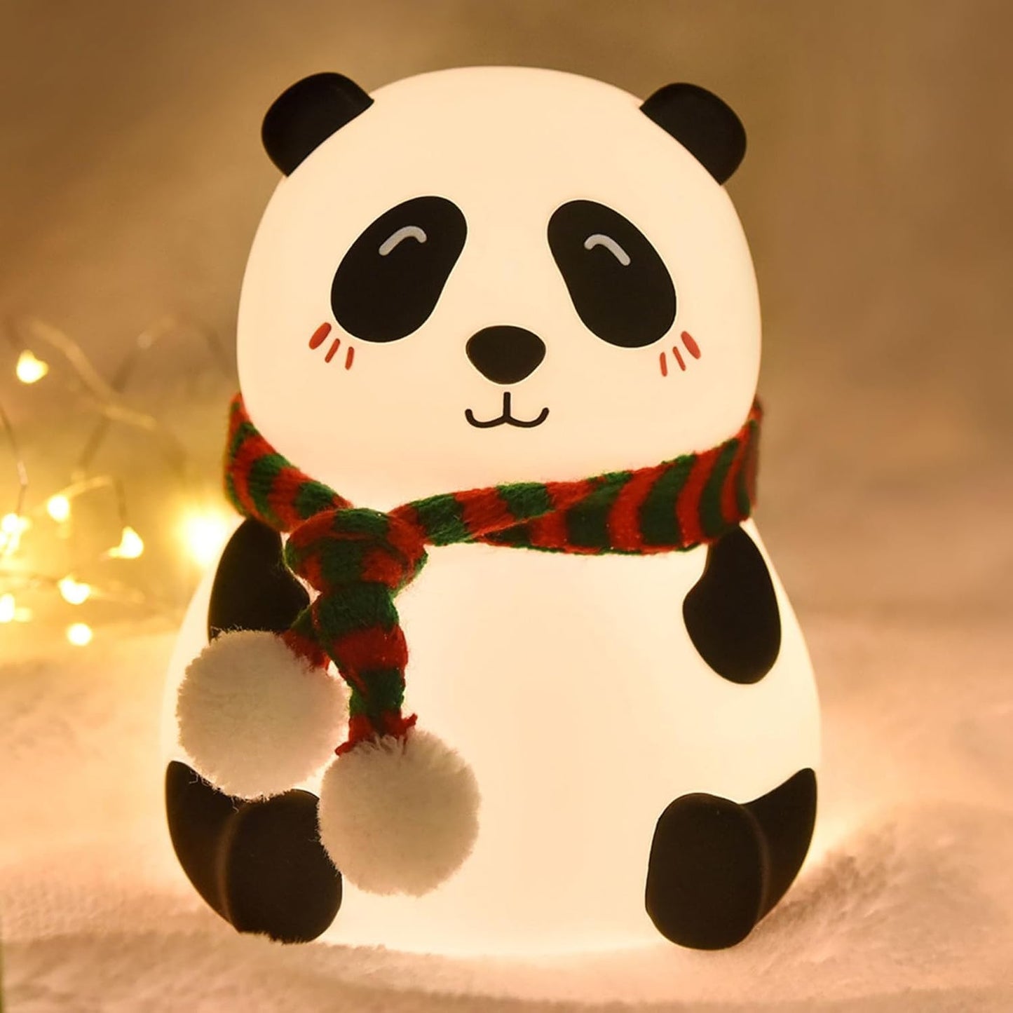 Panda Touching Lamp
