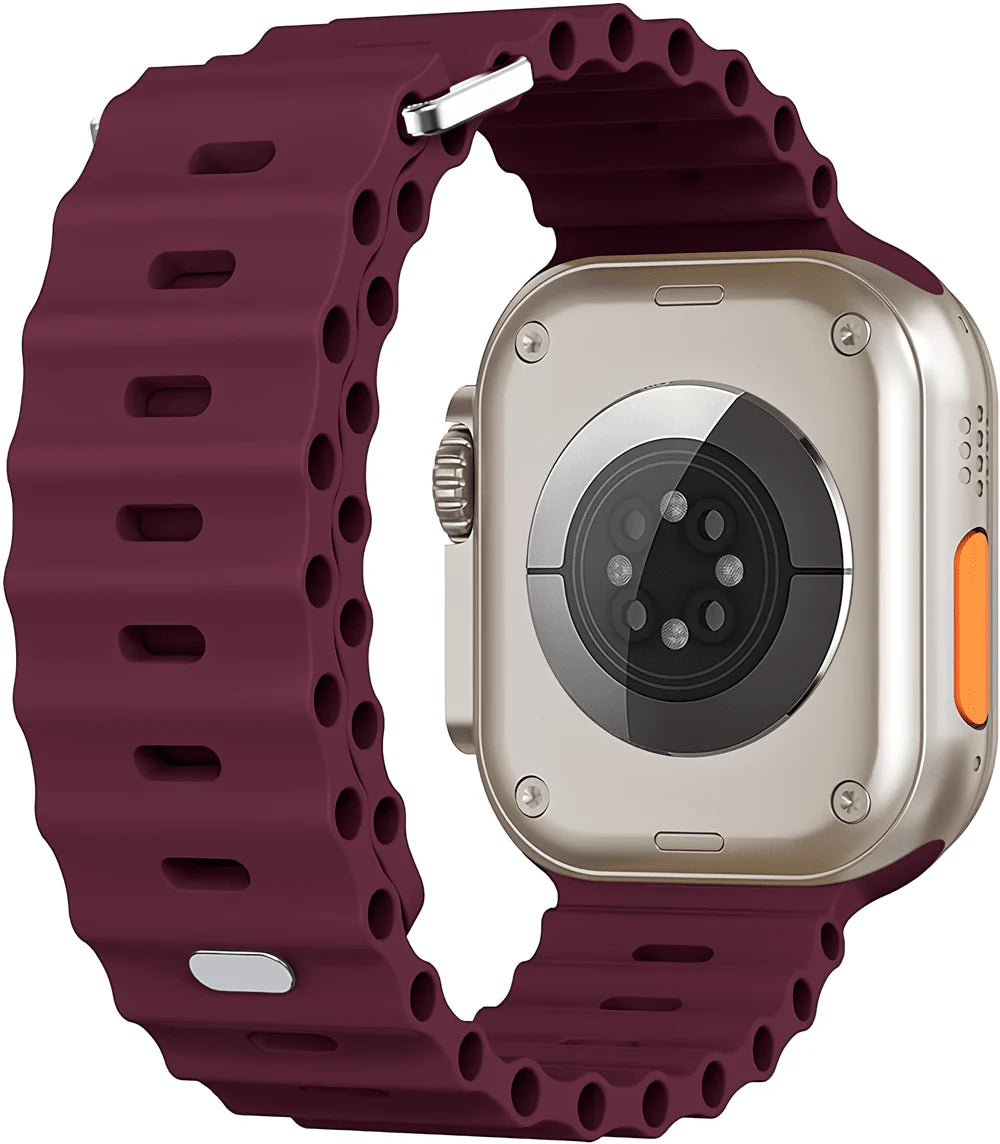Brown Colour Silicone Strap