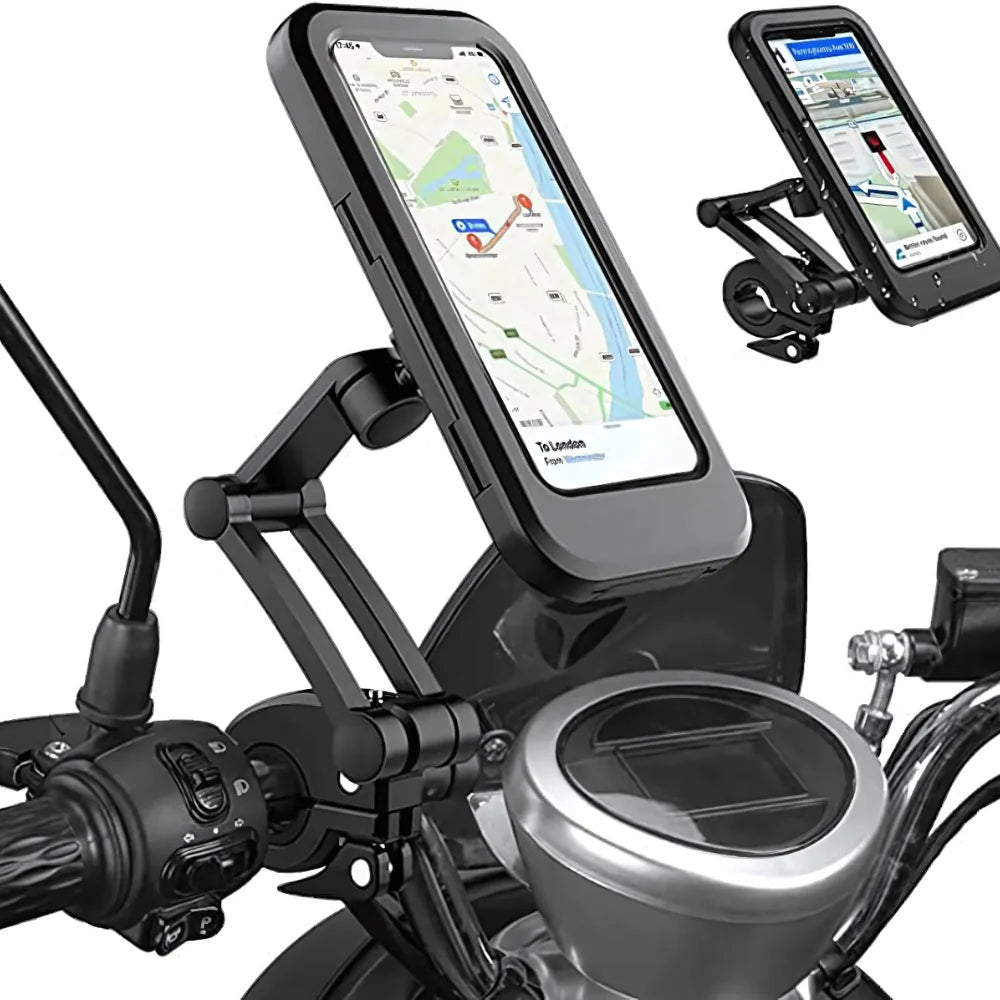360° Adjustable Waterproof Bike Phone Mount - Universal Fit & Touchscreen
