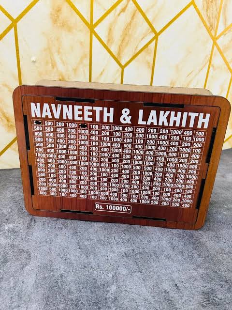 Wooden Money Bank