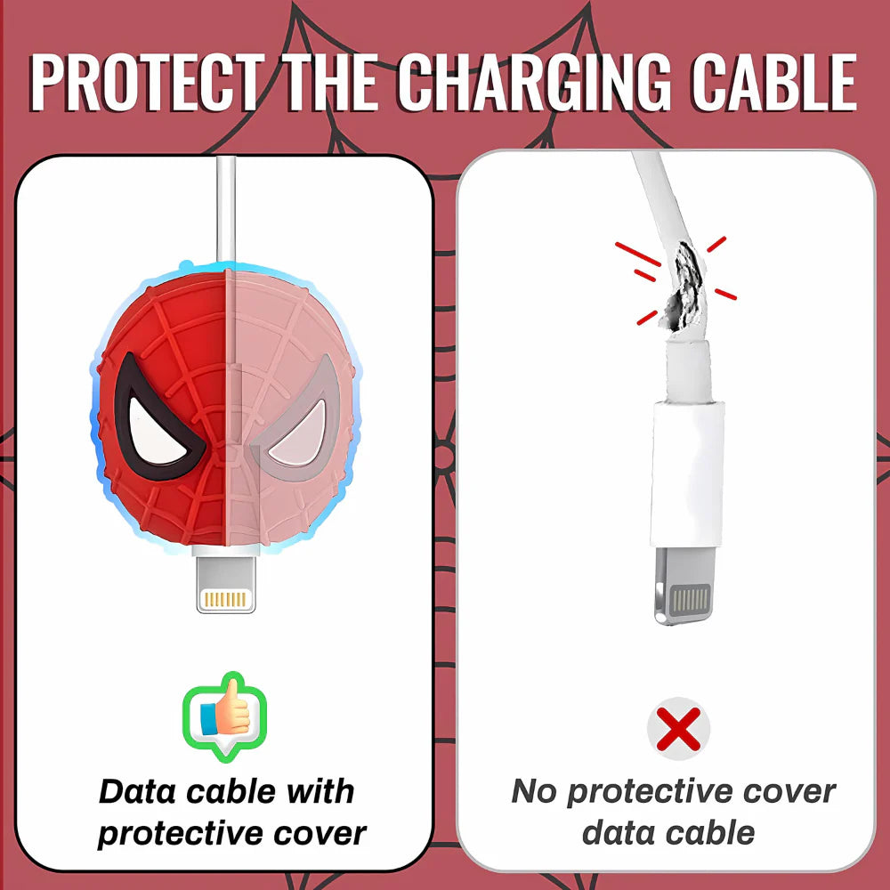 Spider Man 18W/20W Adapter & Cable with Style