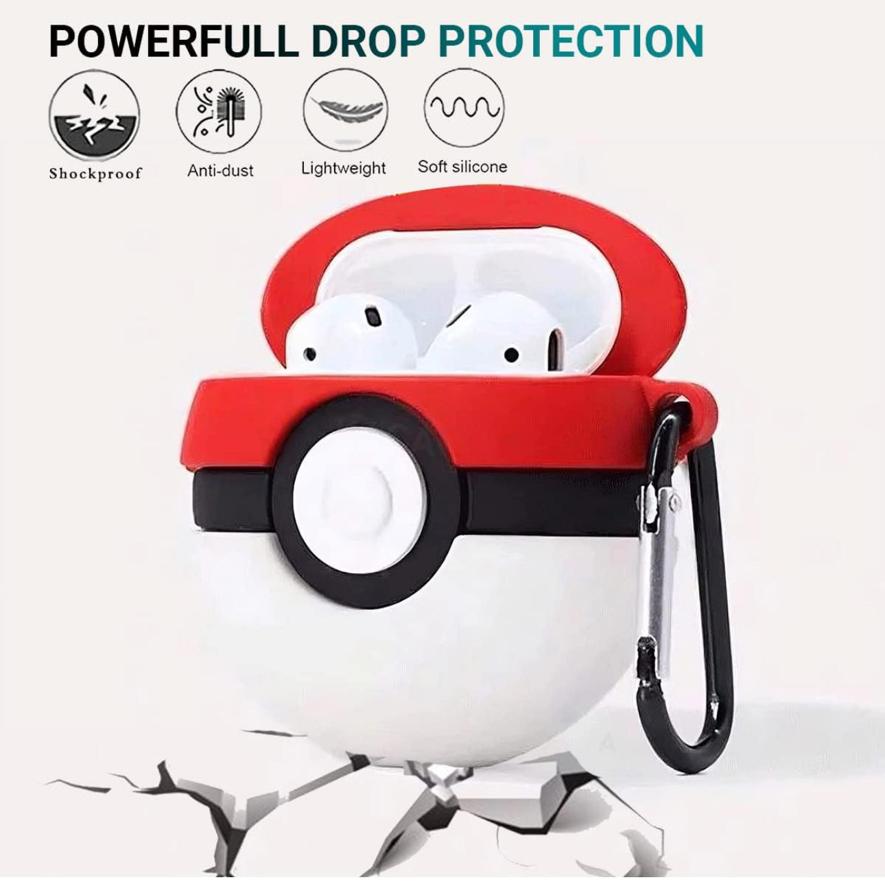 Pokemon Ball AirPods Protective Case