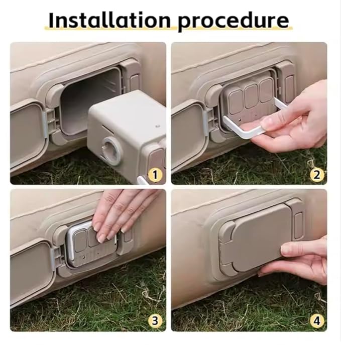 Premium Inflatable Bed with Quick Lock Installation – Portable & Easy Setup for Home, Camping, Guests