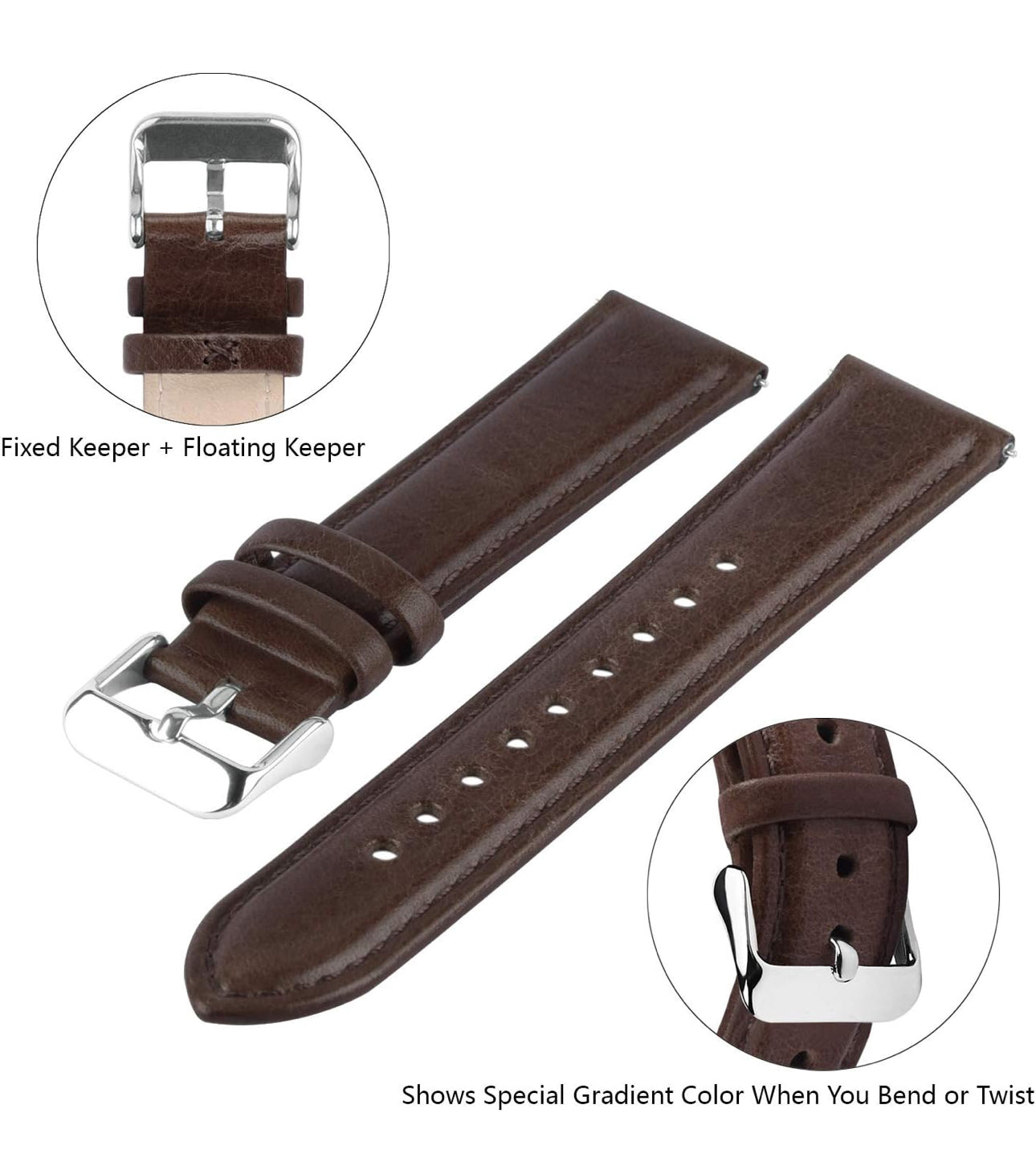 22mm Leather Strap