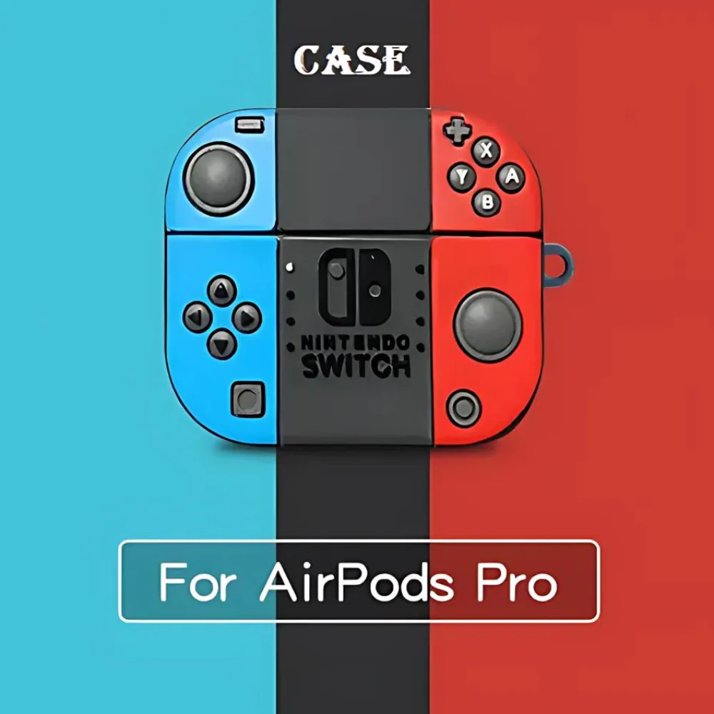 Red gaming AirPods Protective Case