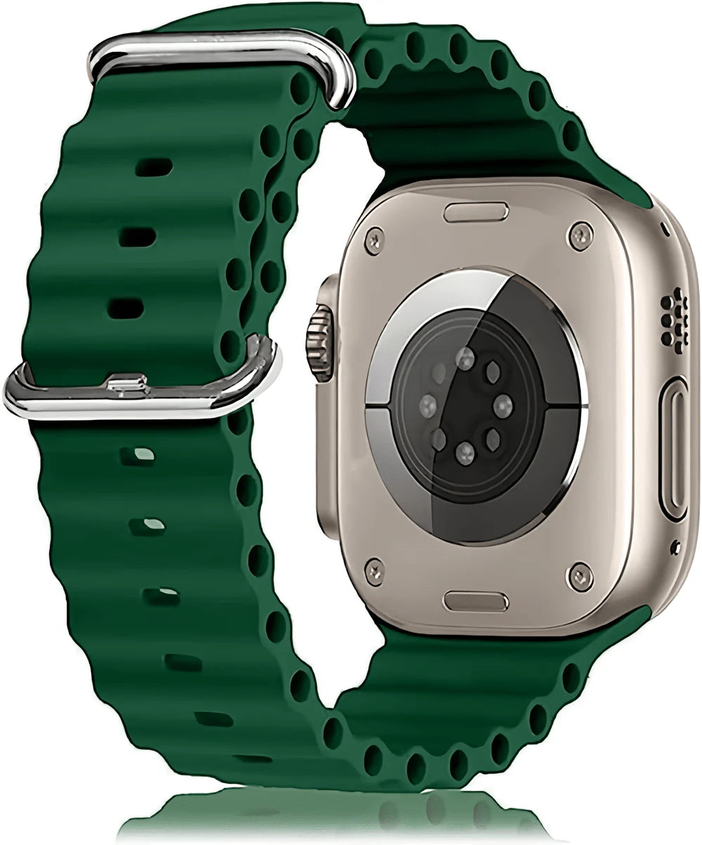 Green Colour Silicone Strap