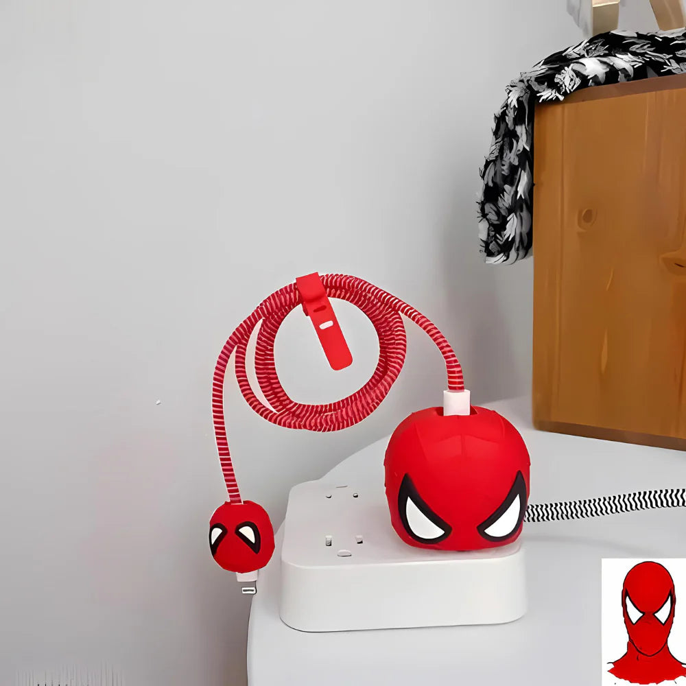 Spider Man 18W/20W Adapter & Cable with Style