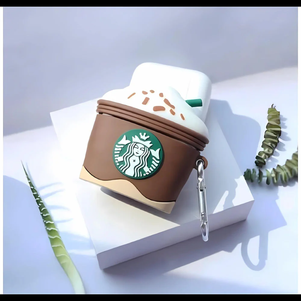 Starbucks Brown Airpods Case
