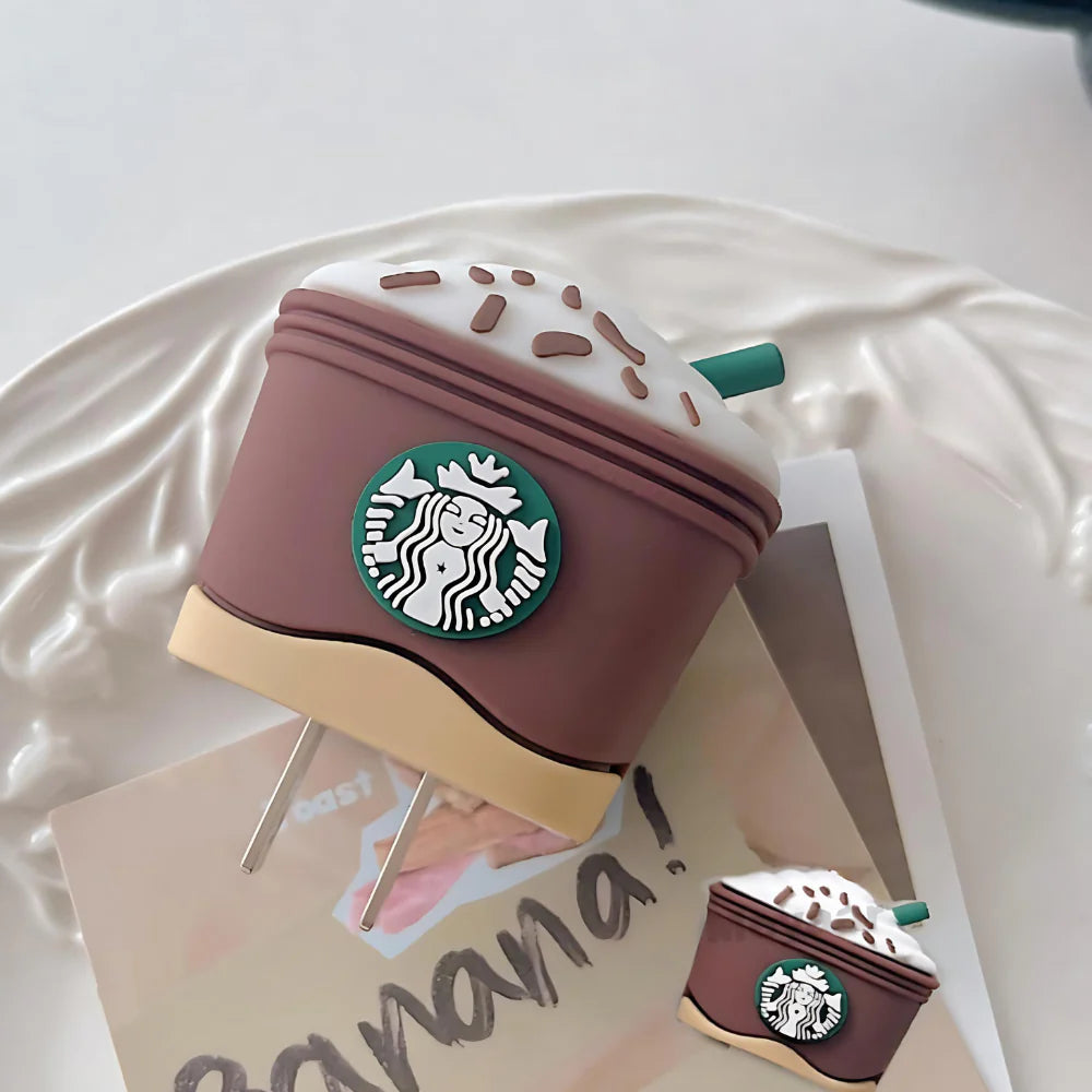 Star bucks Brown 18W/20W Adapter & Cable with Style