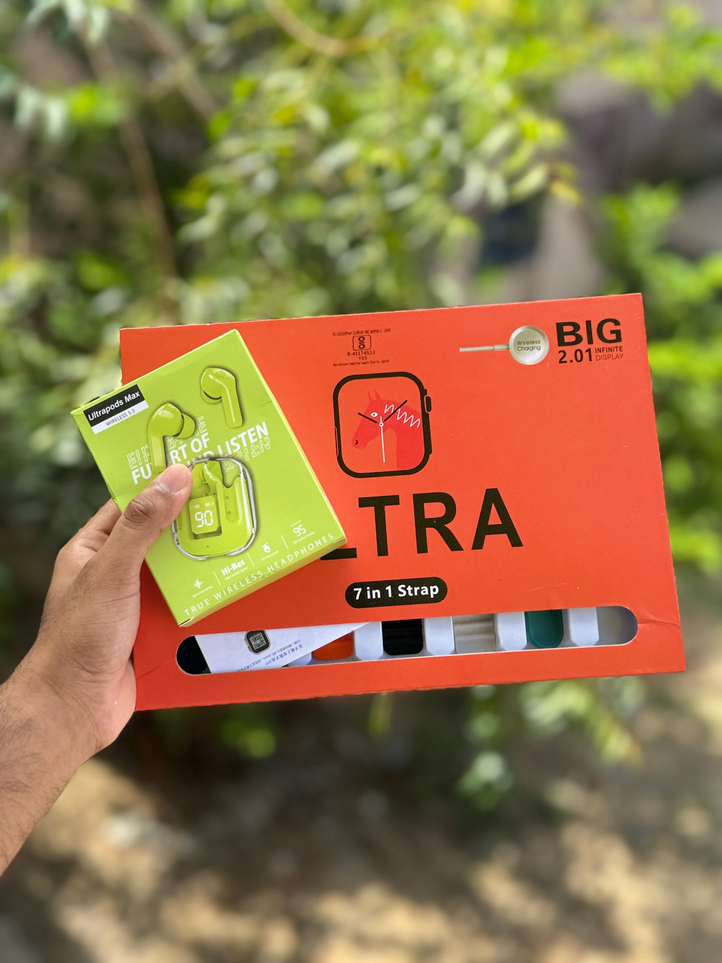 Ultra Watch + Free Airpods Combo
