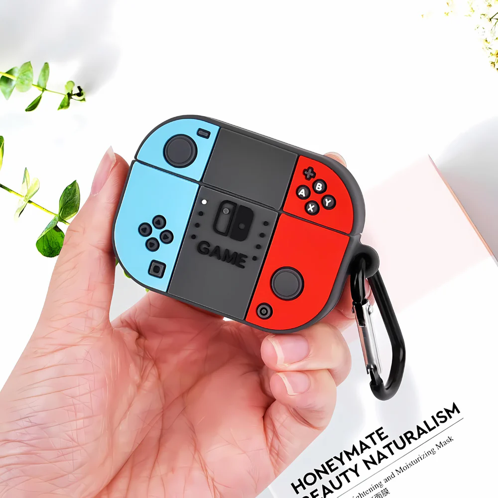 Red gaming AirPods Protective Case