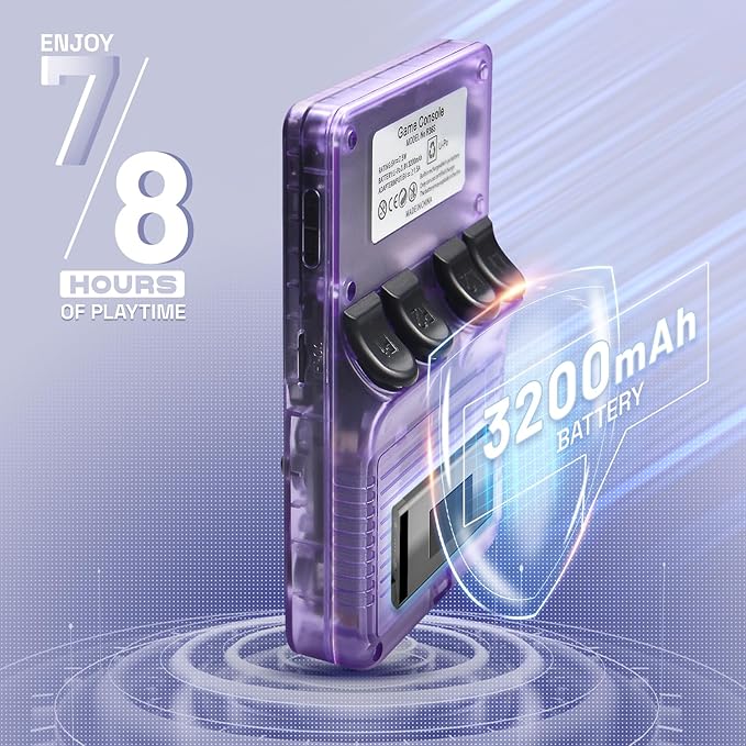 R36s Retro Gaming Console – 20000+ Classic Games | Handheld 3.5" HD Screen | Portable Arcade