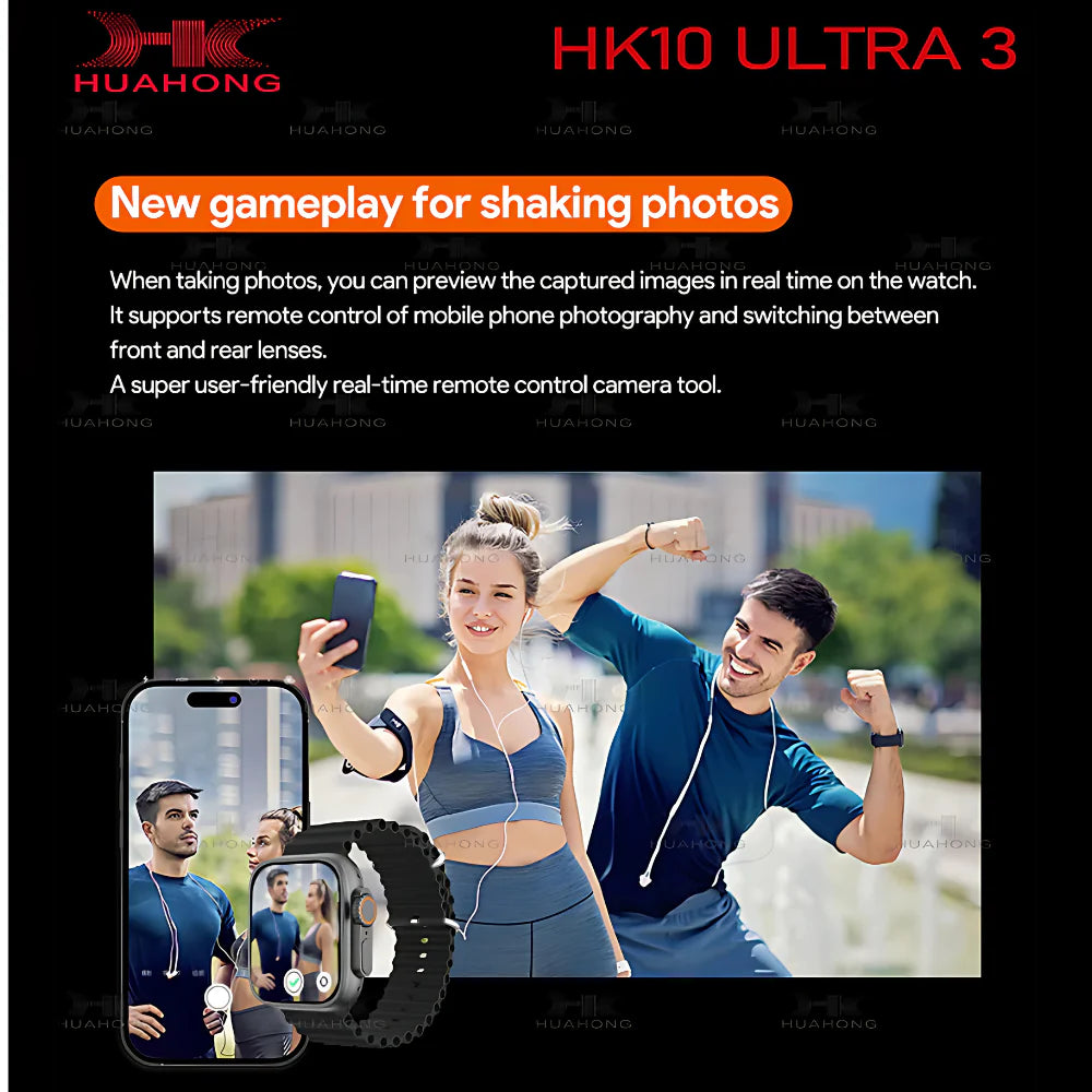 HK10 Ultra 3 Super Amoled AI✨ Smartwatch