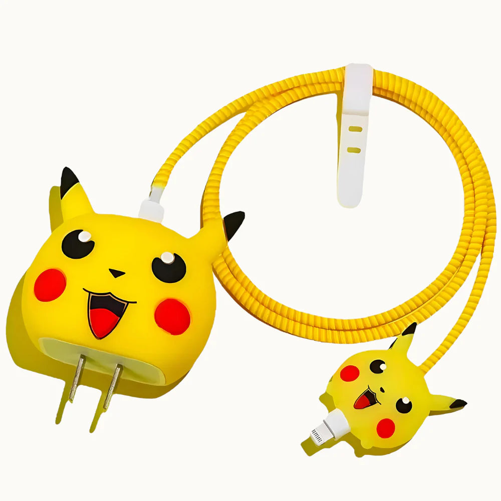 Pickachu 18W/20W Adapter & Cable with Style