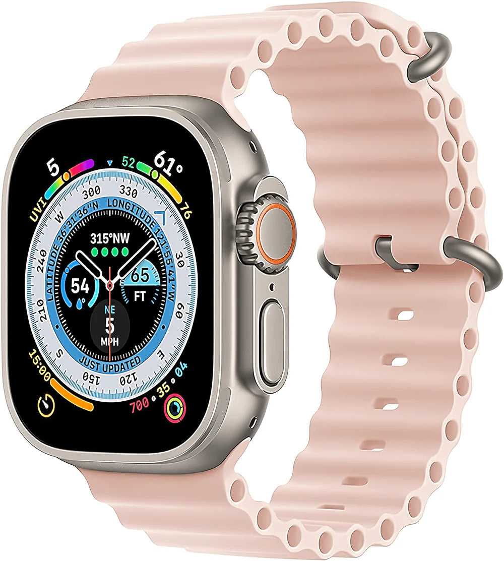 Lite pink colour Silicone strap