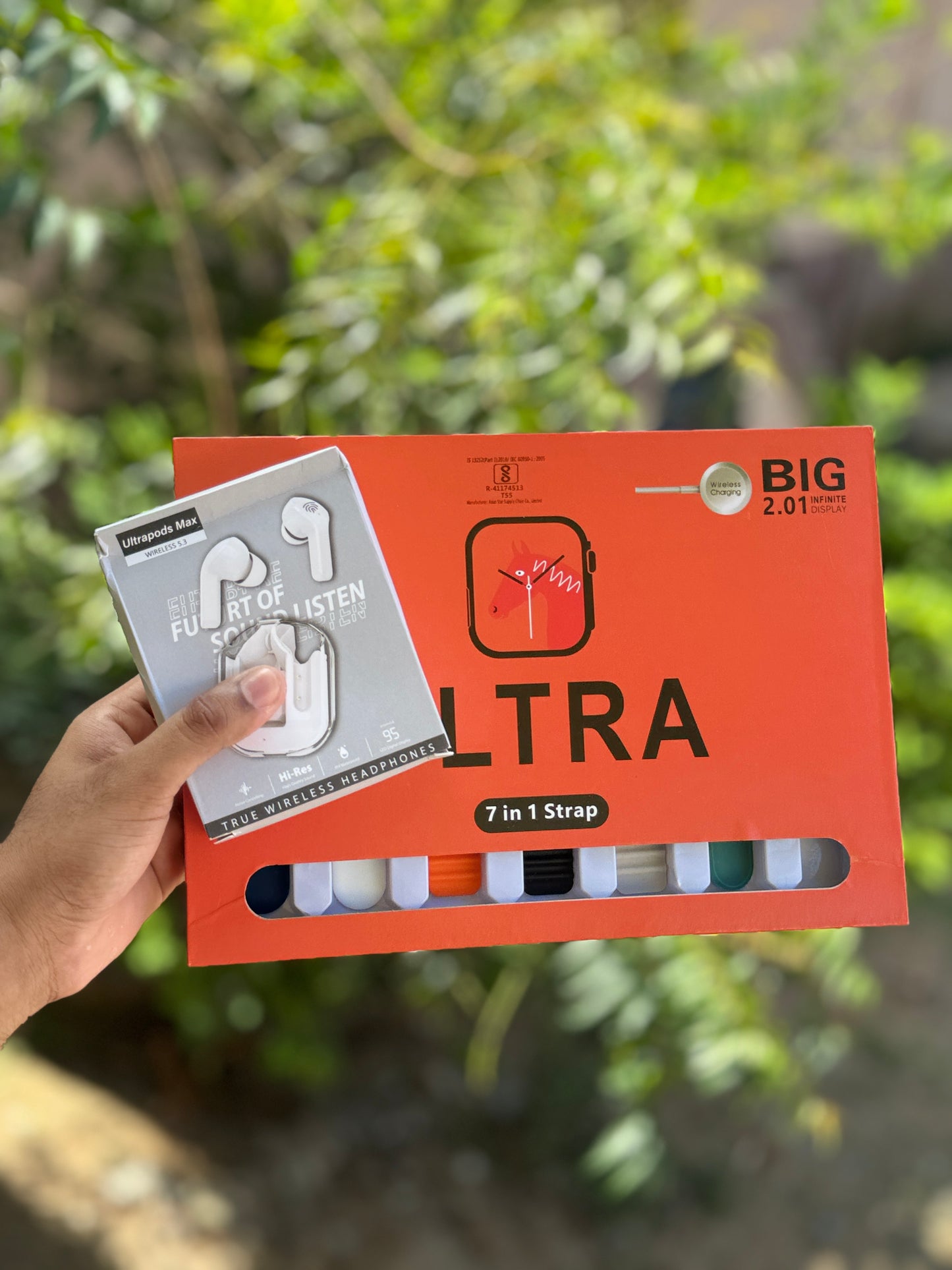 Ultra Watch + Free Airpods Combo
