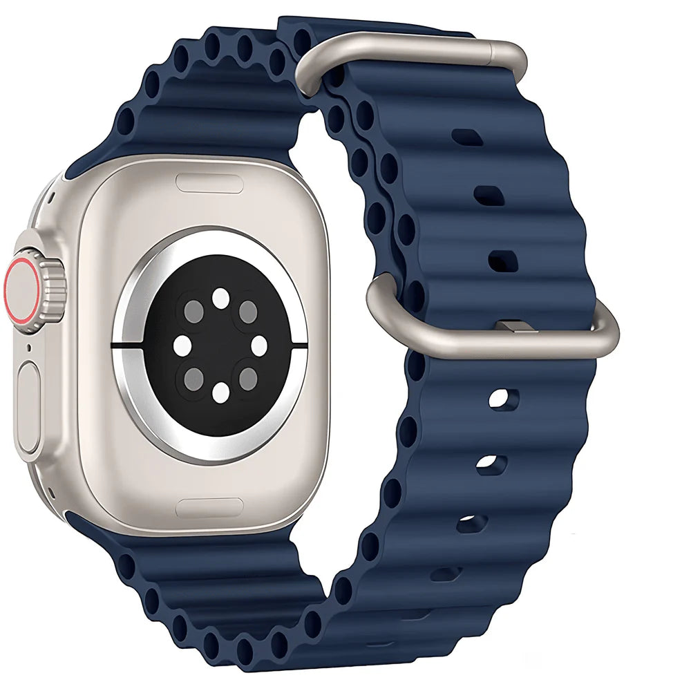 Navy colour silicone strap