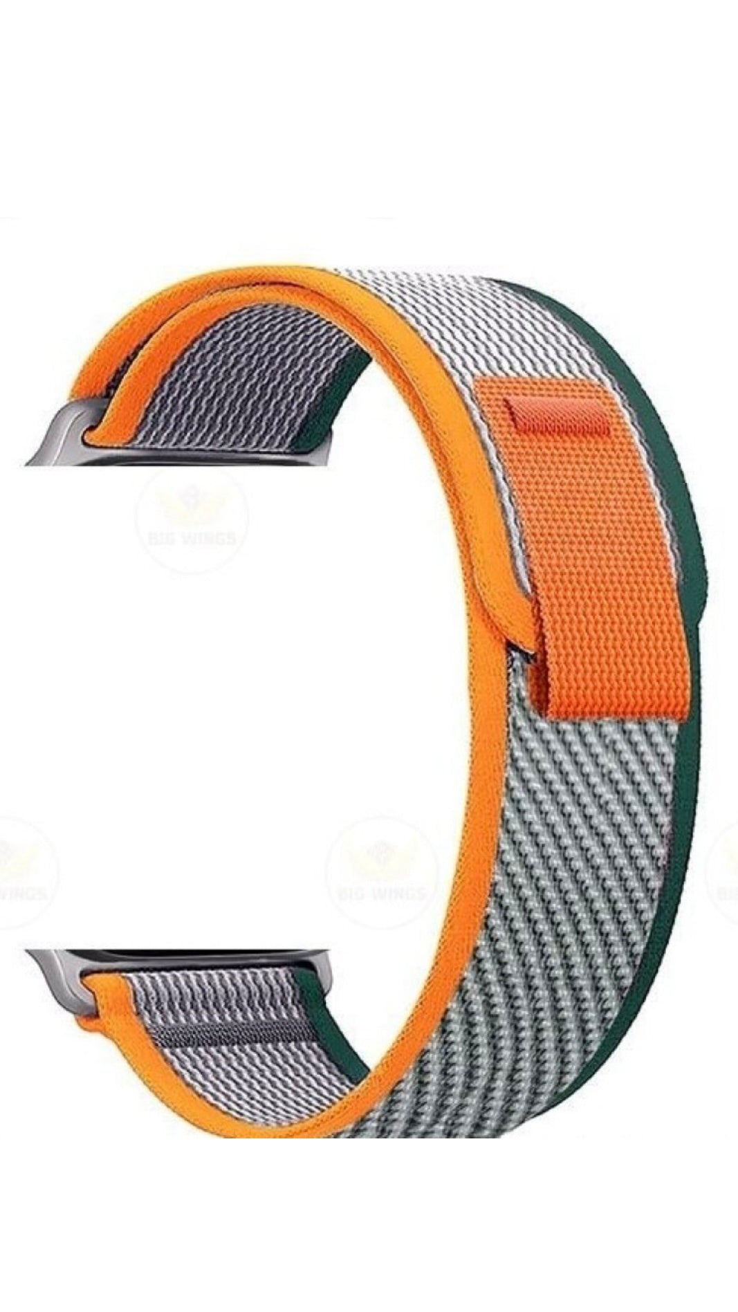 Orange velcro strap