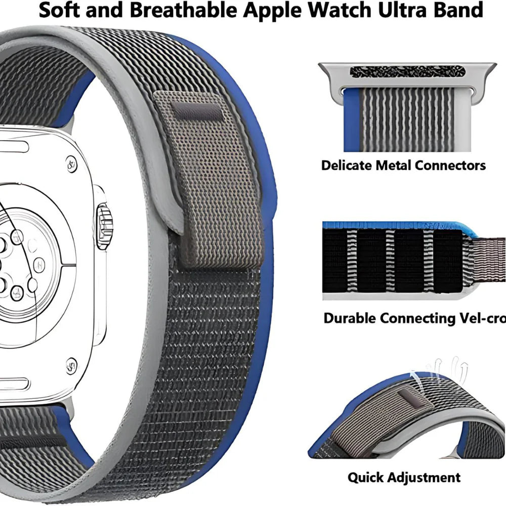 Blue Velcro Strap