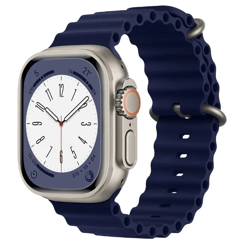 Navy colour silicone strap