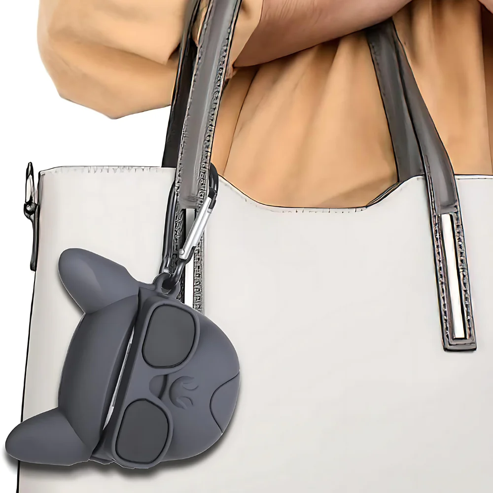 Black Cat Airpods Cartoon Case