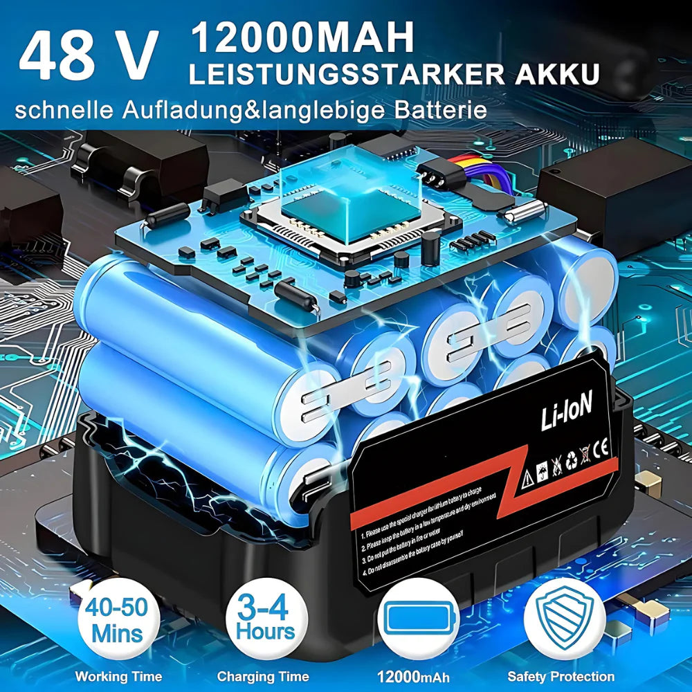 Portable High Pressure Car/Bike Water Washer With Flexible Water Sourcing-Nozzle With Double Battery