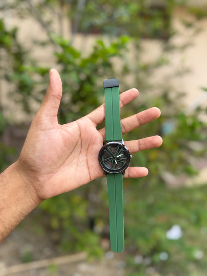 Gyro spinning watch (Green Colour)