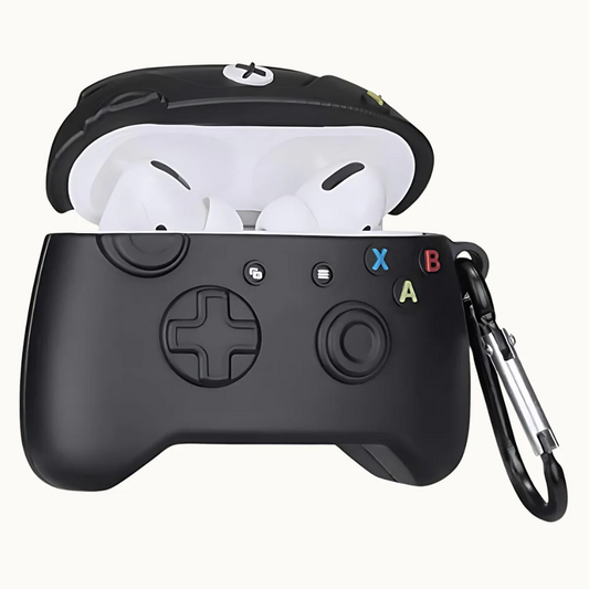Black Gaming AirPods Protective Case