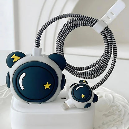 Astronaut Apple 18W/20W Adapter Case & Cable with Style