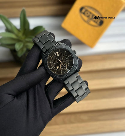 Fossil Metal Chronograph Working