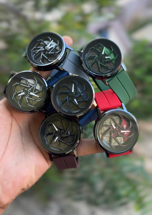 Gyro Spinning Wheel Watch