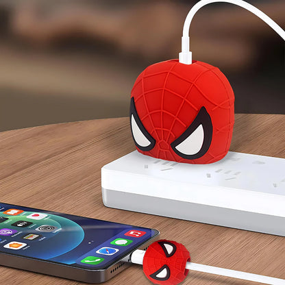 Spider Man 18W/20W Adapter & Cable with Style