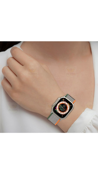 Orange velcro strap