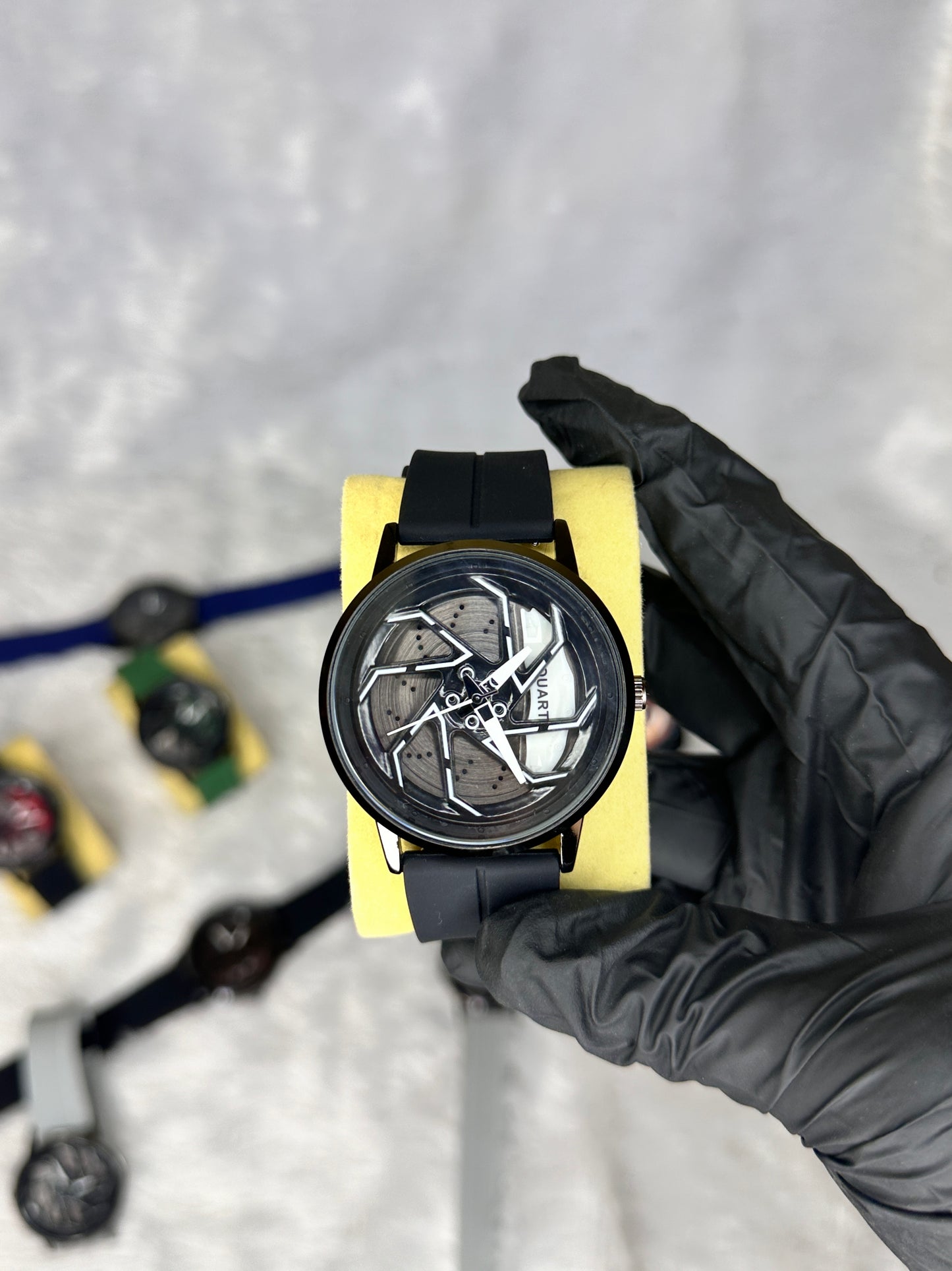 Gyro Spinning Wheel Watch