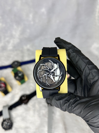 Gyro Spinning Wheel Watch