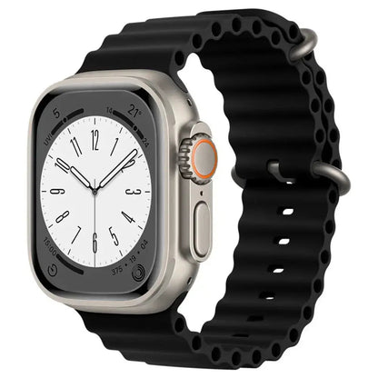Black Colour silicone strap